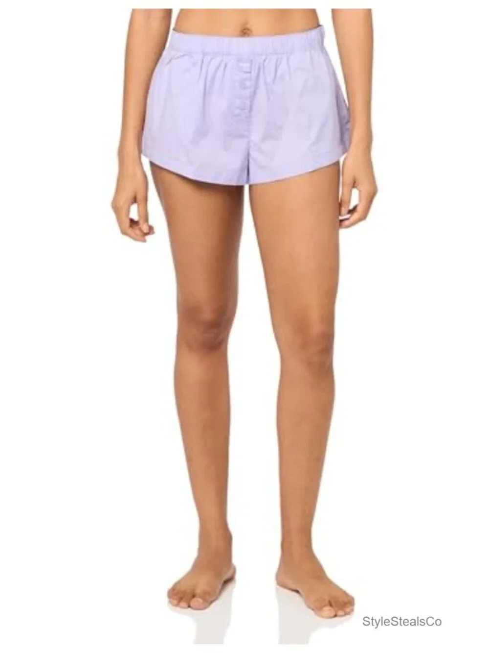 Fold Over Boxer Mid-Rise Underwear BCI Cotton Spandex High Stretch